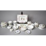 A Collection of Various Ceramics to Include Pair of Coalport Ming Rose Ginger Jars, Wedgwood Vase,