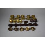 A Collection of Various Brass Door Knobs and Furniture Handles Etc