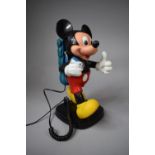 A Walt Disney Tyco Mickey Mouse Novelty Telephone, Some Losses, 54cms High
