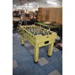 A Free Standing B.C.E Table Football Game complete with Balls, 138cms Long