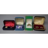 A Collection of Various Vintage Boxed Cufflinks