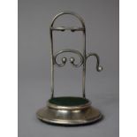 A Silver Jewellery Stand, Chester 1905, 9cm high
