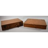 Two Vintage Wooden Boxes, 38cm wide