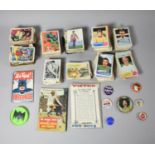 A Large Collection of Trading and Bubble Gum Cards to Include Batman, Captain Scarlet, Football etc