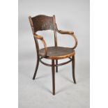 An Edwardian Bentwood Armchair