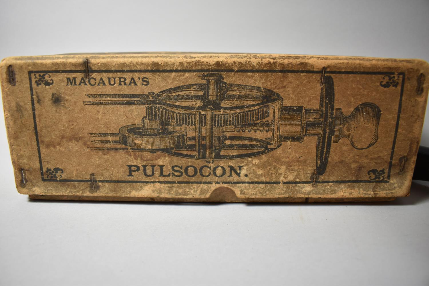 A Vintage Massage Machine, Macaura's Pulsocon in Original Cardboard Box Together with Leather - Image 2 of 3