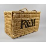 A Fortnum and Mason Wicker Hamper, 49cm wide