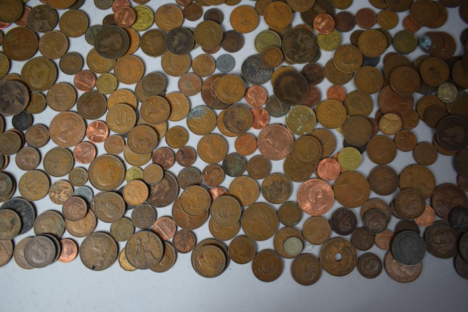 A Large Collection of British and Foreign Copper Coinage - Image 10 of 23