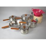 A Collection of Various Saucepans, Frying Pans and Steamer