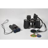 A Pair of Tasco 8x30 Binocular and a Pair of Barclay Folding Pocket Binoculars