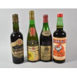 Four Bottles of Wine to Include 1964 Nuit Saint Georges, Giarola Marsala, 1968 Konigsadler and
