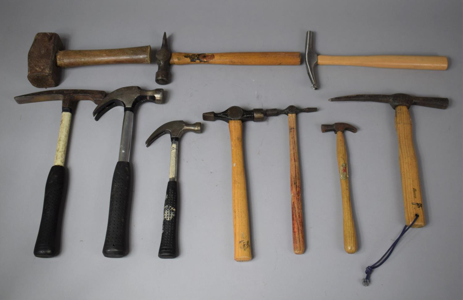 A Collection of Various Hammers etc