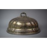 A Late 19th/Early 20th Century Silver Plated Meat Cover, 46cm Wide
