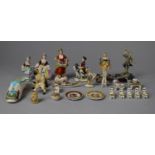 A Collection of Miniature Continental Figural Ornaments