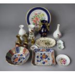 A Collection of Various Ceramics and Brasswares to Include Royal Wedding Bouquet Plate, Wedgwood and