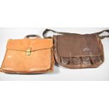 Two Leather Satchels