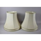 A Pair of Light Shades, Each 39cm high