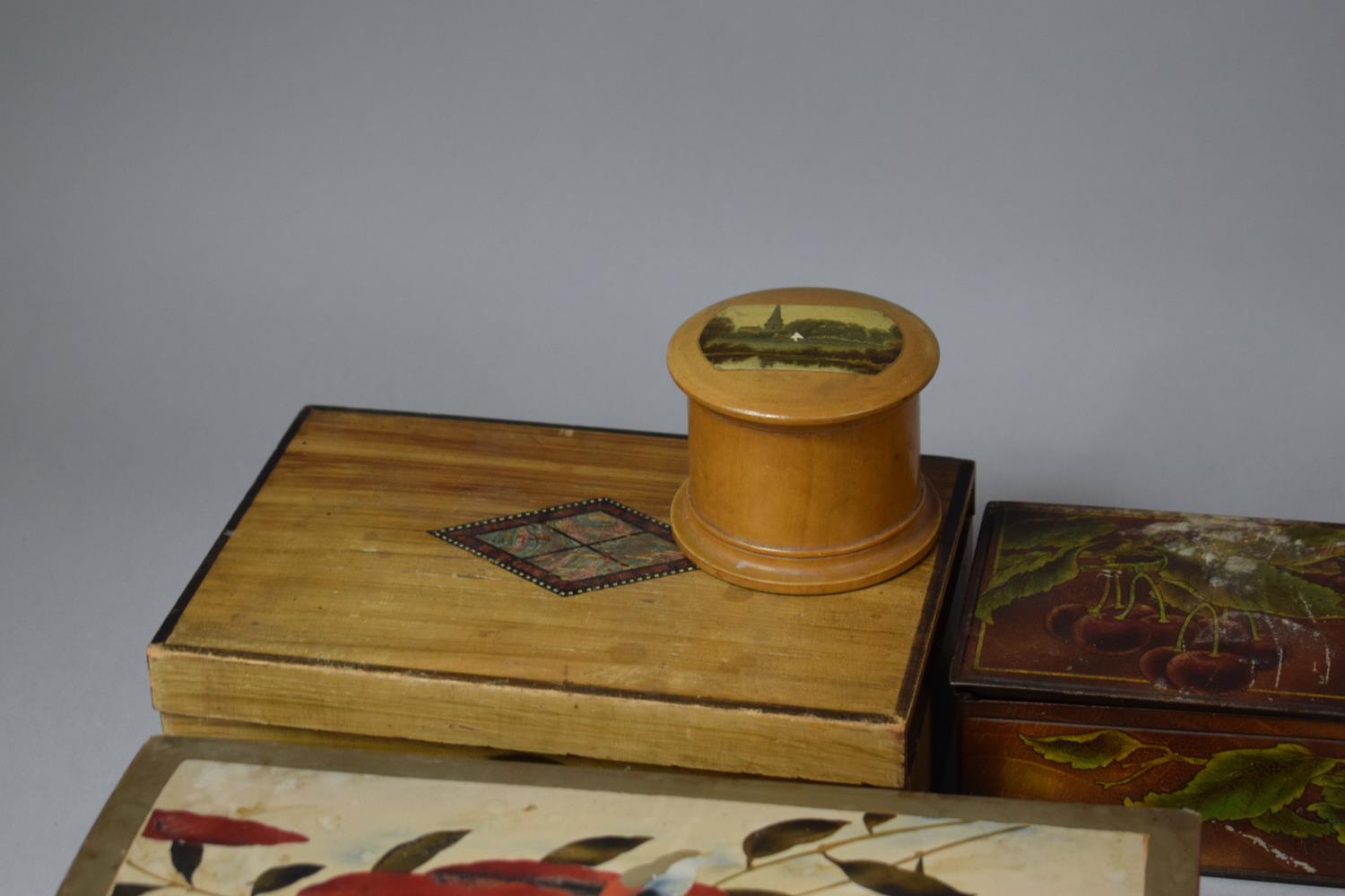 A Collection of Vintage Ephemera to Include Hair and Clothes Brushes, Cherry Tin and Tobacco Tin, - Image 2 of 5