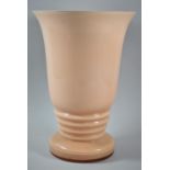 A Large Opaque Glass Vase, 36cm high and 25cm Diameter