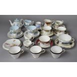 A Collection of Various Cups and Saucers to Include Royal Albert, Royal Standard Tea for Two Set