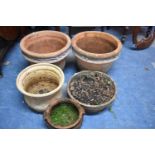 A Collection of Various Terracotta Plant Pots
