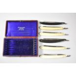 A McPherson Bros. Cutlers Box Housing Six Hollow Ground Cut Throat Razors to Include 2x Frass,