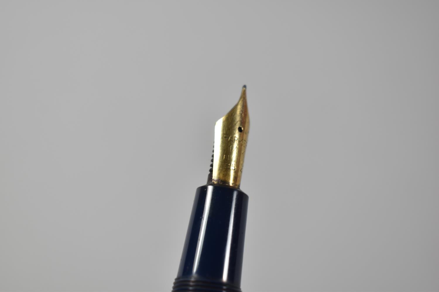 Three Parker Pens, All With Gold Nibs and One with Gold Plated Top - Image 4 of 5