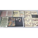 A Collection of Various British Stamps to Include Penny Reds, Stamp Stock Books Containing