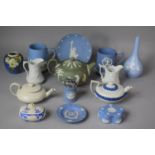 A Collection of Jasperware and Other Ceramics to Include Wedgwood Examples to Comprise Tankard,