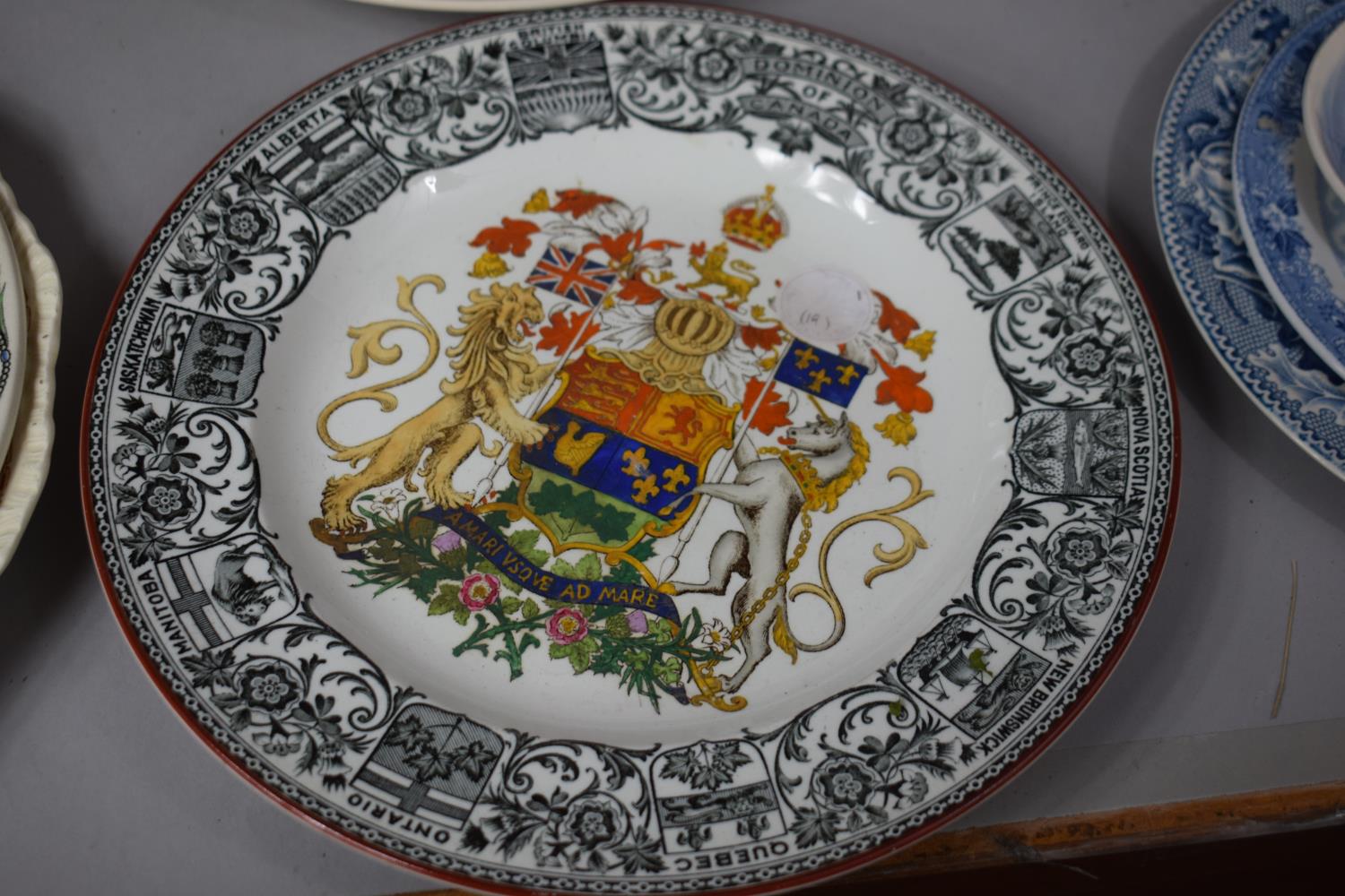 A Large Collection of Transfer Printed Commemorative Ceramics on a Topic of America and Canada to - Image 2 of 6