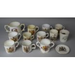 A Collection of Various Commemorative Items to Comprise Loving Mug, Royal Doulton 1902 Beaker,