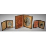 A Collection of Three Late Victorian Daguerreotype Photographic Portraits