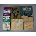 A Collection of Four Cigarette Card Albums and Contents Together with Aircraft Recognition Books,