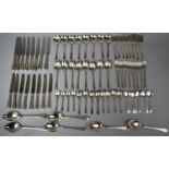 A Collection of Silver Plated Cutlery by Elkington