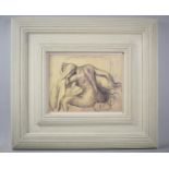 A Framed Modern Print, "La Toilette" After Degas, 22x70cm