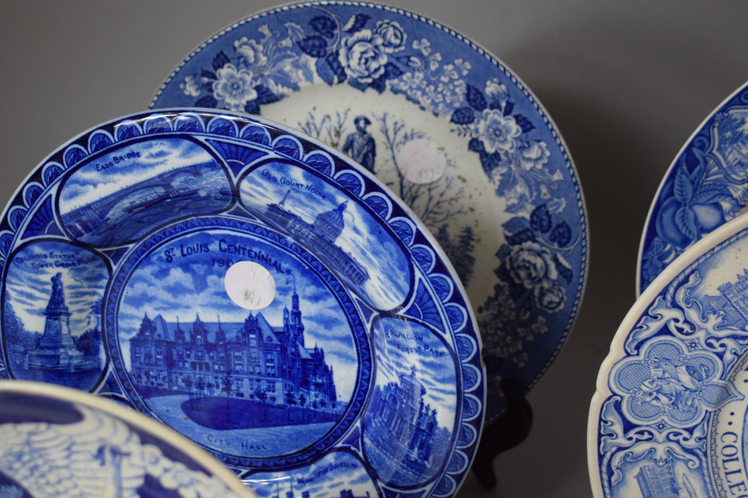 A Large Collection of Transfer Printed Commemorative Ceramics on a Topic of America and Canada to - Image 4 of 6