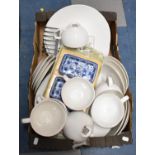 A Box of Various Breakfast China etc