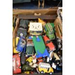 A Collection of Various Playworn Diecast Toys, Figures etc