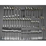 A Collection of Various Silver Plated Cutlery to Comprise Quantity of Monogrammed Examples