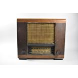 A Vintage Ultra Wooden Cased Radio, 45cm wide