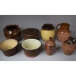 A Collection of Various Glazed Earthenwares and Stonewares to Comprise Jugs, Pots, Bowls etc