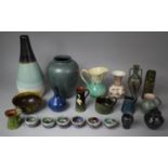 A Collection of Various Glazed Stoneware Pottery to Include Vases, Jugs, Irish Ceramics and Crafts