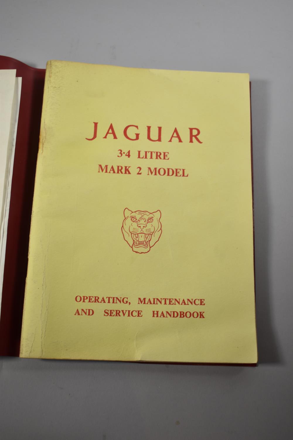 A Vintage Operating, Maintenance and Service Handbook for a Jaguar 3.4lt MkII Model - Image 3 of 5