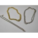 A Collection of Three Various Necklace Chains