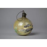 A Late Victorian or Early Edwardian Christmas Tree Bauble, 4cm Diameter