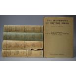 Four Volumes of The Handbook of British Birds by H. F. Witherby, 1943 Second (Revised) Impression,