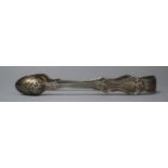 A Pair of Mid 19th Century Silver Sugar Tongs, 14cm Long, 70.5g by John Henry Lias
