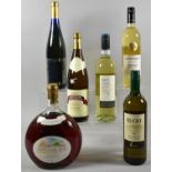 A Collection of Various White Wines and One Bottle of Portuguese Rose