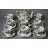 A Collection of Various Floral Pattern Teawares to Include Ivy Pattern Teapot, Windsor Teaset to