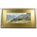 A Framed Watercolour Signed J Douglas, "Keswick", 35c25cm